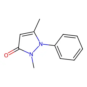 3H-Pyrazol-3-one, 1,2-dihydro-2,5-dimethyl-1-phenyl- structure