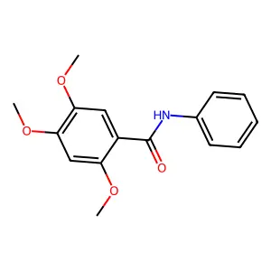 2,4,5-trimethoxy-N-phenylbenzamide structure