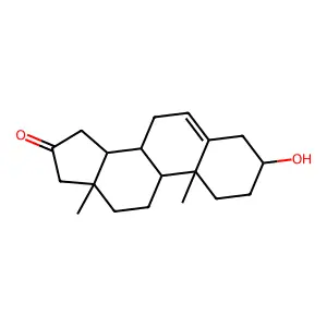 5-Androsten-3beta-ol-16-one structure