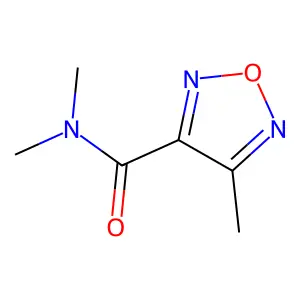 N,N,4-三甲基-1,2,5-噁二唑-3-甲酰胺 structure