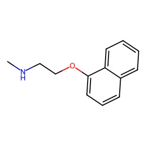 N-methyl-2-naphthalen-1-yloxyethanamine structure