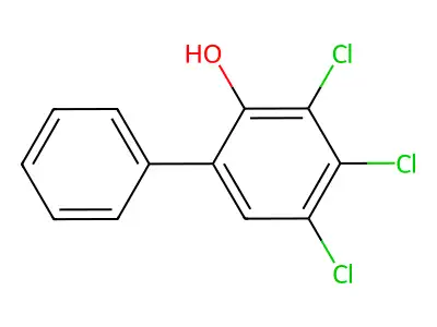 (1,1'-Biphenyl)ol, trichloro- structure