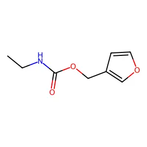 3-羟甲基呋喃-N-氨基甲酸乙酯 structure
