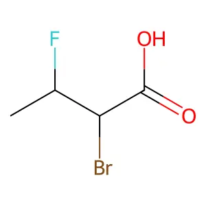 2-溴-3-氟丁酸 structure