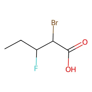 2-溴-3-氟戊酸 structure
