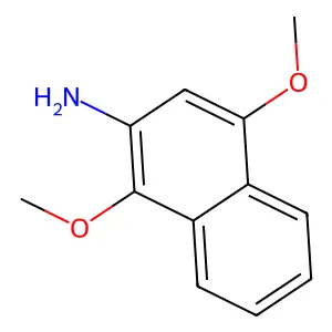 1,4-Dimethoxy-2-naphthylamine structure