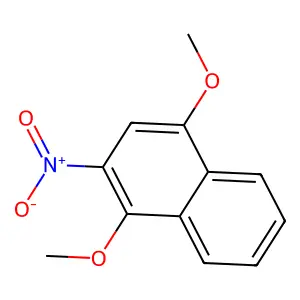 1,4-Dimethoxy-2-nitronaphthalene structure