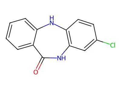 8-chloro-5,10-dihydro-11H-dibenzo[b,e][1,4]diazepin-11-one structure