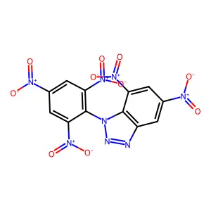 5,7-Dinitro-1-picrylbenzotrizole structure