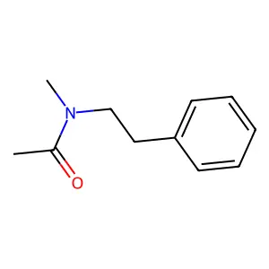 N-Phenethyl-N-methylacetamide structure