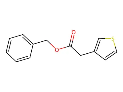 Benzyl 3-thienylacetate structure