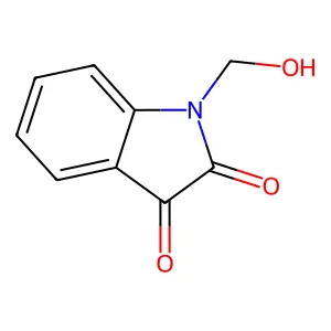 Indole-2,3-dione, 1-(hydroxymethyl)- structure