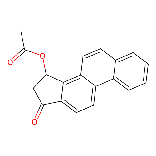 15-(Acetyloxy)-15,16-dihydro-17H-cyclopenta(a)phenanthren-17-one structure