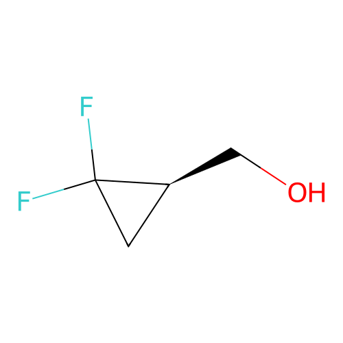 [(1R)-2,2-difluorocyclopropyl]methanol structure
