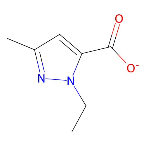 2-Ethyl-5-methylpyrazole-3-carboxylate structure