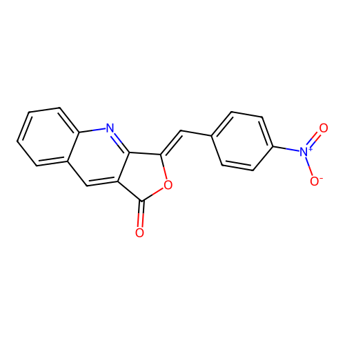 3-[(4-Nitrophenyl)methylidene]furo[3,4-b]quinolin-1-one structure