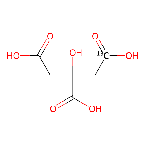 Citric acid-[1-13C] structure