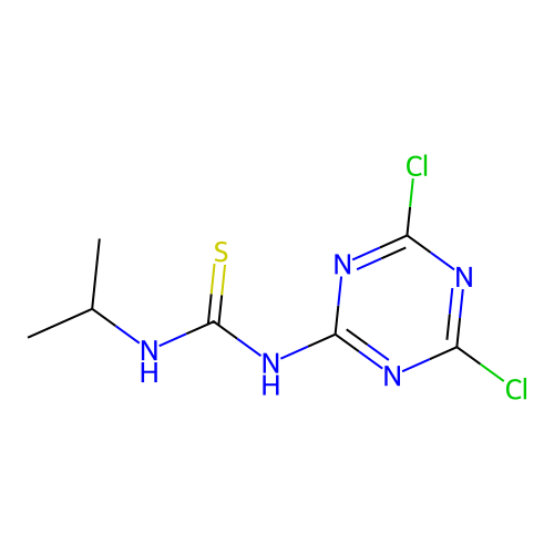 1-(4,6-Dichloro-1,3,5-triazin-2-yl)-3-propan-2-ylthiourea structure