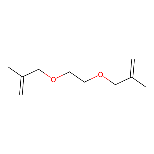 3,3'-(1,2-Ethanediylbis(oxy))bis(2-methylpropene) structure