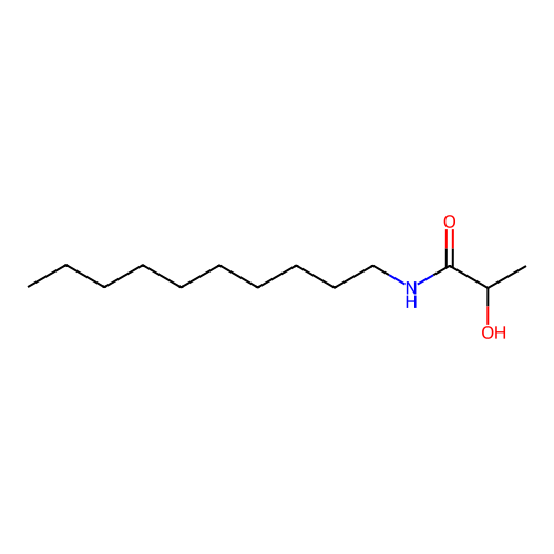 N-癸基-2-羟基丙酰胺 structure
