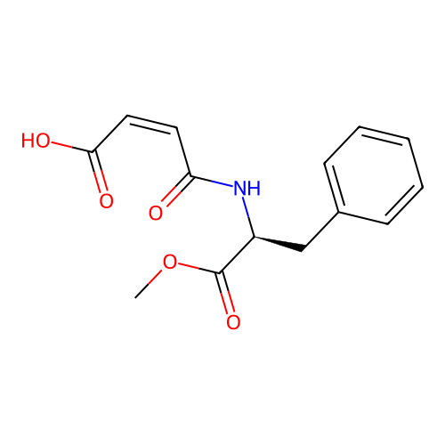 Maleylphenylalanine methyl ester structure