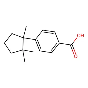 4-(1,2,2-Trimethylcyclopentyl)benzoic acid structure