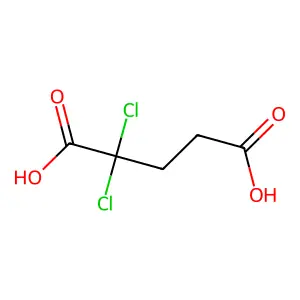 2,2-二氯戊二酸 structure