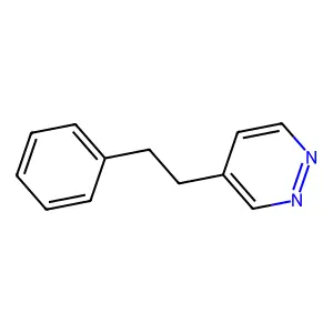 4-(2-Phenylethyl)pyridazine structure
