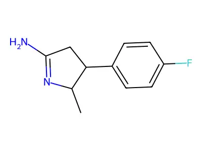4-(4-Fluorophenyl)-5-methylpyrrolidin-2-imine structure