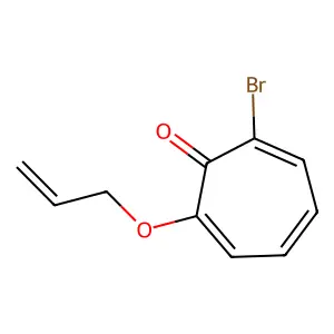 2-Bromo-7-[(prop-2-en-1-yl)oxy]cyclohepta-2,4,6-trien-1-one structure