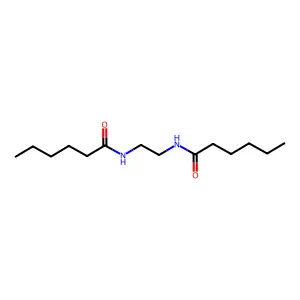 N-[2-(Hexanoylamino)ethyl]hexanamide structure