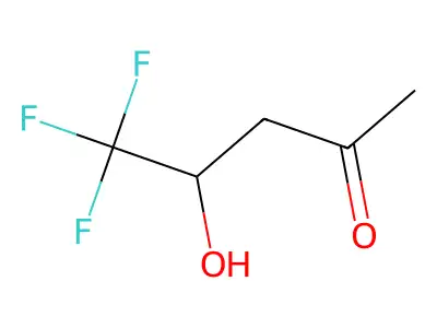 1,1,1-Trifluoro-2-hydroxypentan-4-one structure