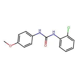 1-(O-Chlorophenyl)-3-(P-methoxyphenyl)urea structure