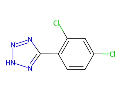 5-(2,4-dichlorophenyl)-1H-1,2,3,4-tetrazole structure