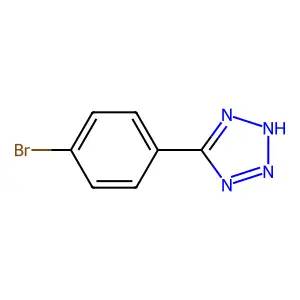 5-(4-Bromophenyl)-1H-tetrazole structure