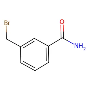 3-(Bromomethyl)benzamide structure