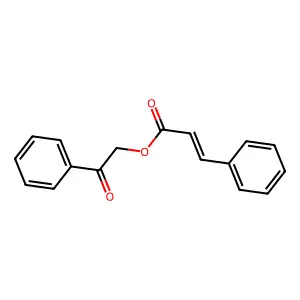 2-Propenoic acid, 3-phenyl-, 2-oxo-2-phenylethyl ester structure
