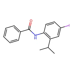 N-(4-Iodo-2-isopropylphenyl)benzamide structure