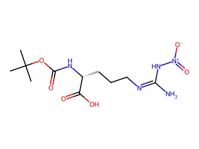 Boc-D-Arg(NO2)-OH structure