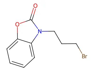 3-(3-Bromopropyl)-1,3-benzoxazol-2(3H)-one structure