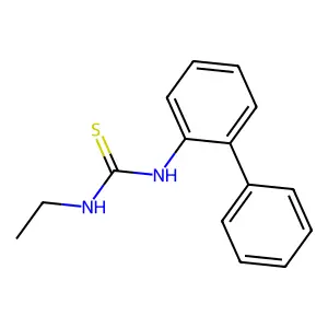 1-Biphenyl-2-yl-3-ethylthiourea structure
