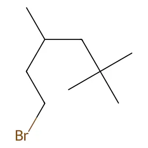 1-Bromo-3,5,5-trimethylhexane structure