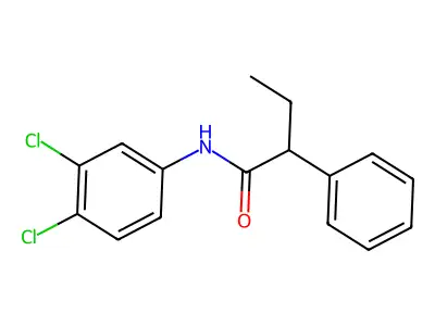 N-(3,4-dichlorophenyl)-2-phenylbutanamide structure