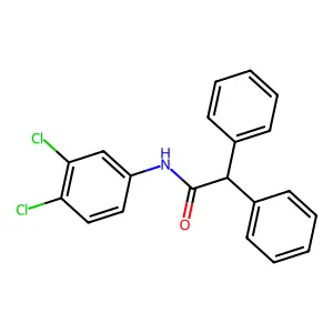 3',4'-Dichloro-2,2-diphenylacetanilide structure