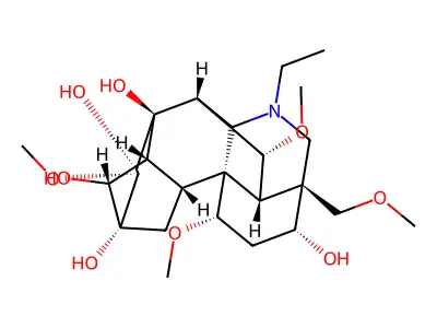Aconine [M+H]+ structure
