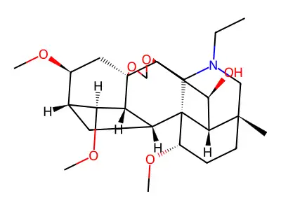 Delpheline structure