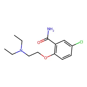 5-氯-2-(2-(二乙氨基)乙氧基)苯甲酰胺 structure