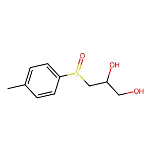 3-(4-Methylphenyl)sulfinylpropane-1,2-diol structure