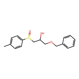 1-(Benzyloxy)-3-(4-methylbenzene-1-sulfinyl)propan-2-ol structure