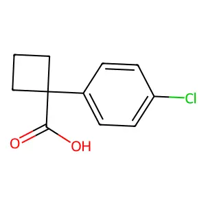 1-(对氯苯基)环丁烷甲酸 structure